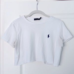 Ralph Lauren polo cropped short sleeve